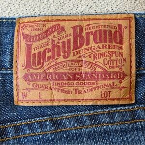 Lucky Brand Men's 33 Made In America 181 Wide Bootleg USA Denim Jeans 7181C73